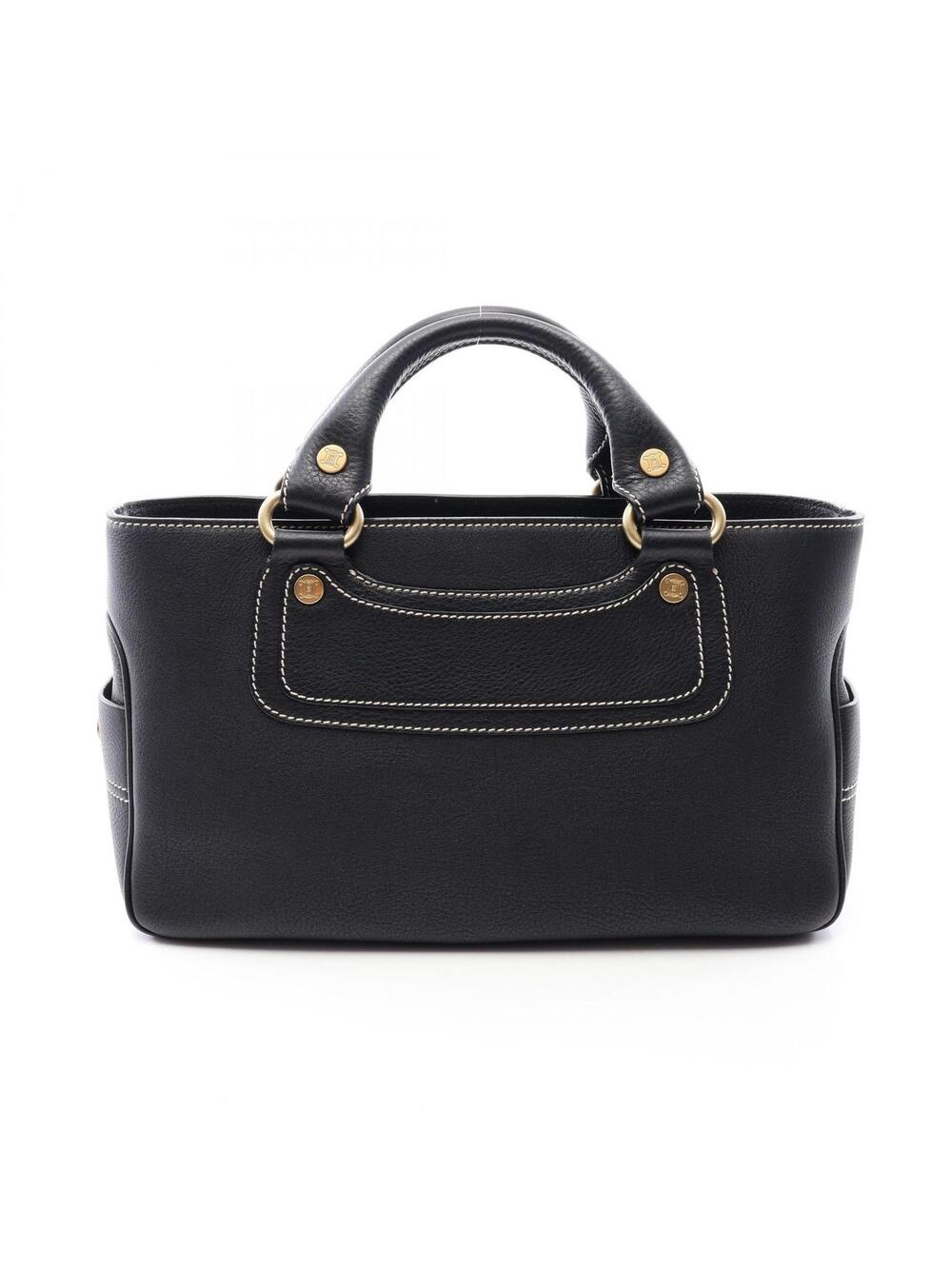 Celine Boogie Handbag Leather Black #279671C51B